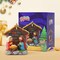 Christmas Nativity Scene Set - Holy Family Figurines with Baby Jesus Mary Joseph in Manger, Resin Little Nativity Sets and Figures for Tabletop Holiday Decorations, 4" H